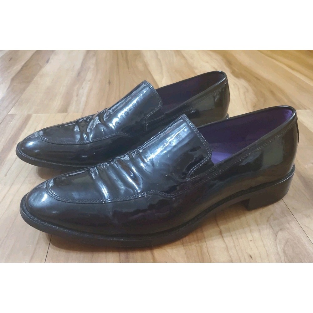 Cole Haan Mens Lenox Hill Formal Patent Slip On Loafers Tuxedo Dress Shoe 9 M